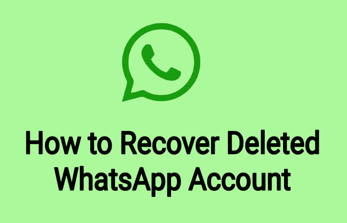 How to Recover Deleted Whatsapp Account