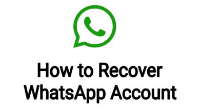 How to Recover Whatsapp Account
