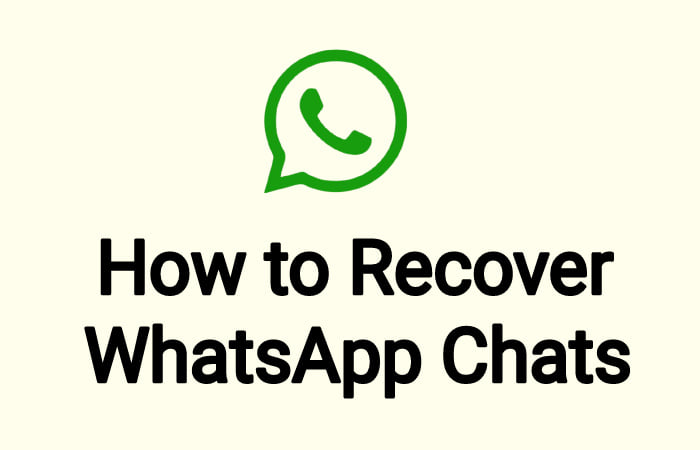 How to Recover Whatsapp Chats